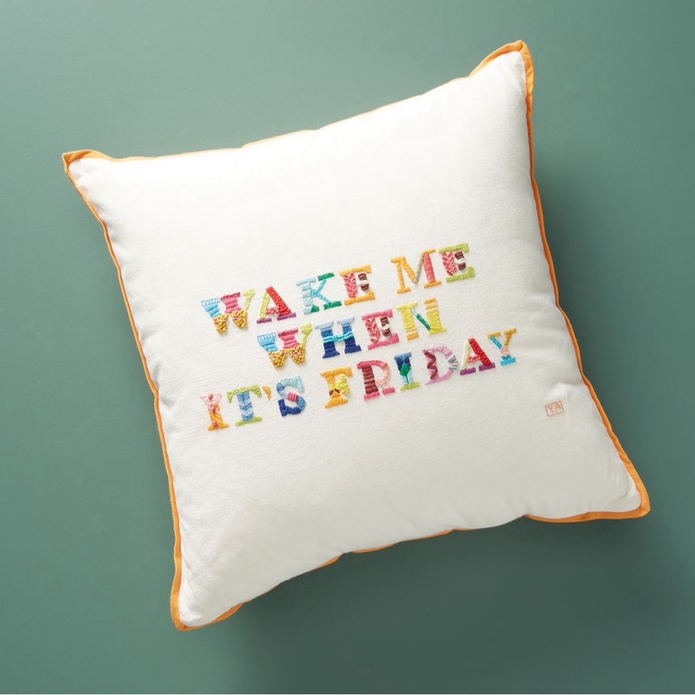 Anthropologie throw pillow